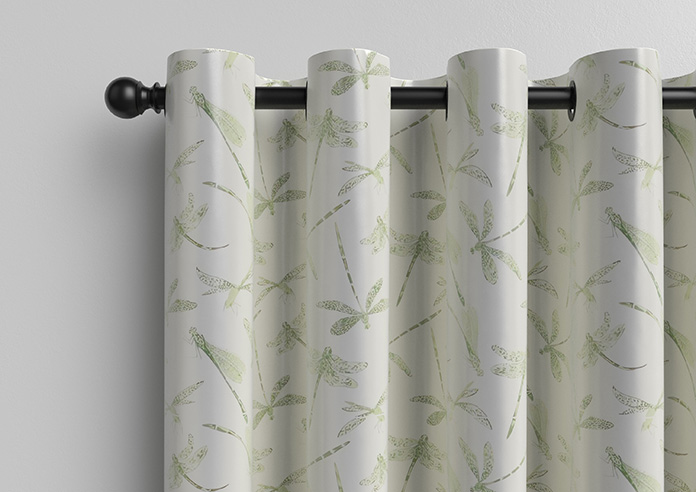 Dragonflies, Green - Made to Measure Curtains - Image 12